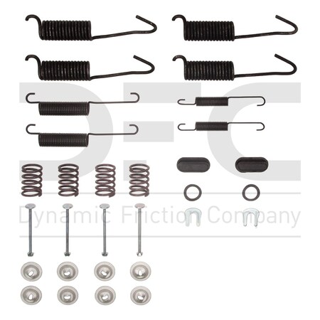 Dynamic Friction Co DRUM BRAKE HARDWARE KIT 370-76000